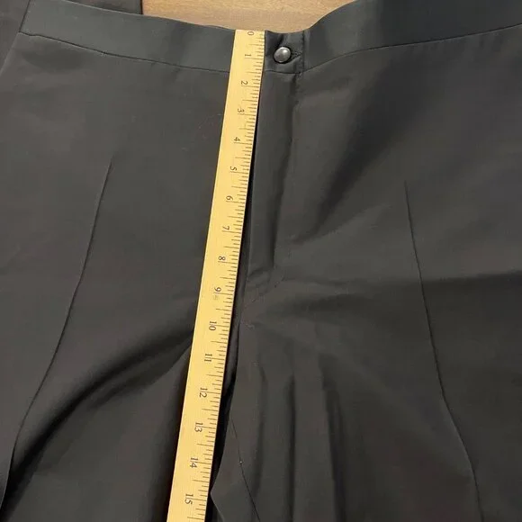 NWOT Canali Men's Tessuto Trousers in Black size 38